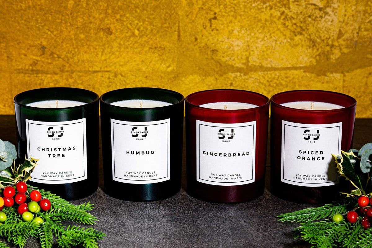 Christmas Candles - Luxury Festive Scented Soy Wax Candles