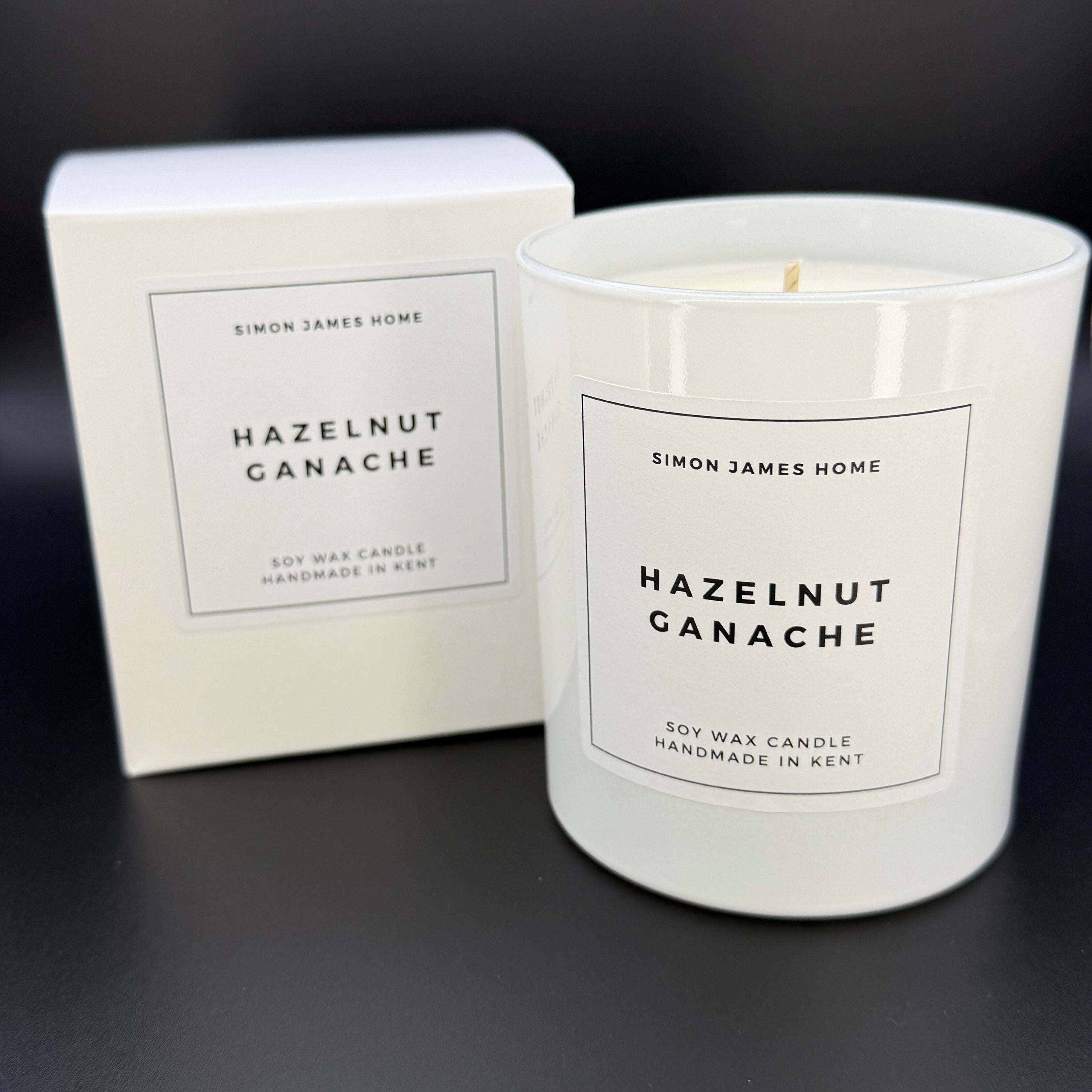 Hazelnut Ganache Handmade Soy Wax Candle - Simon James Home