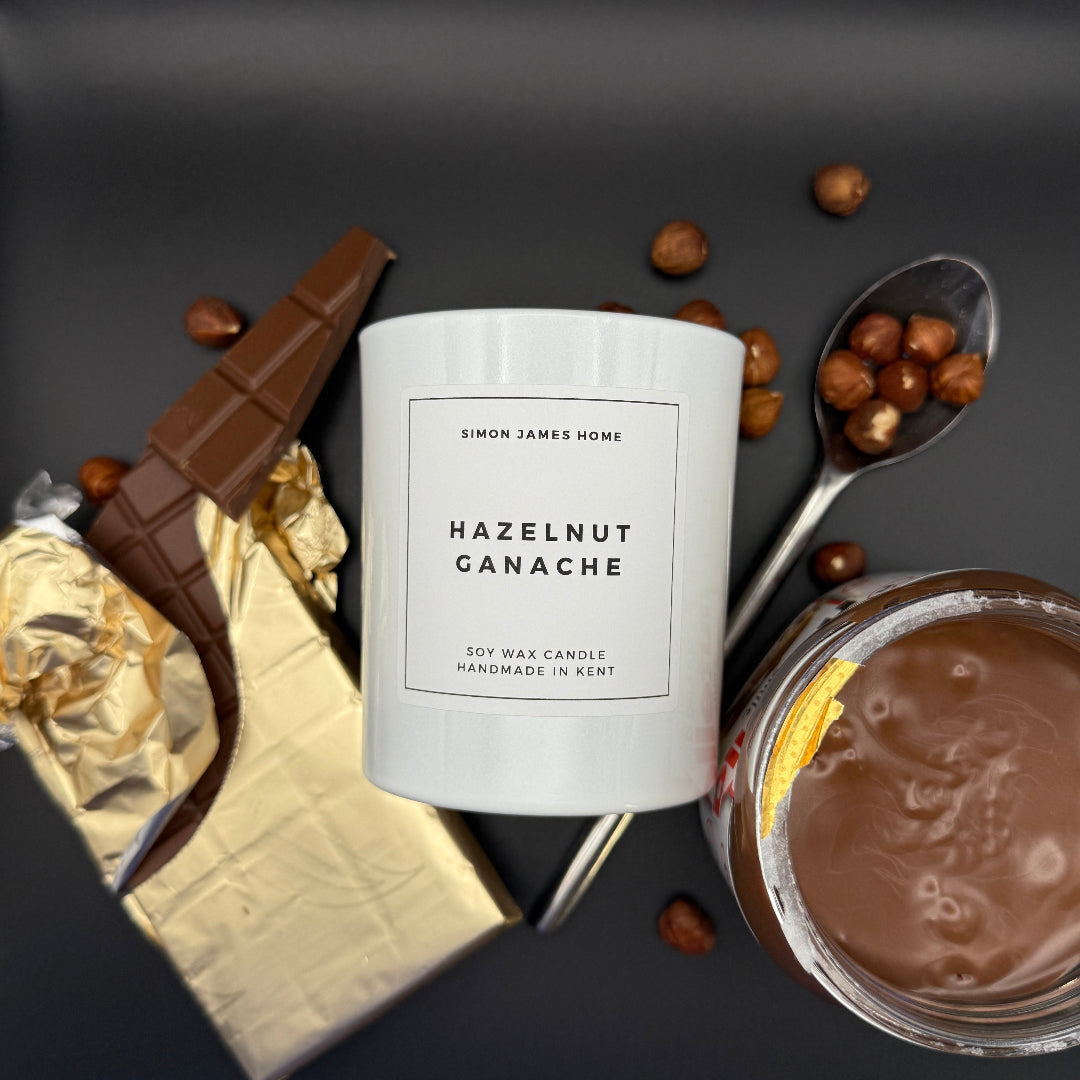 Hazelnut Ganache Handmade Soy Wax Candle - Simon James Home