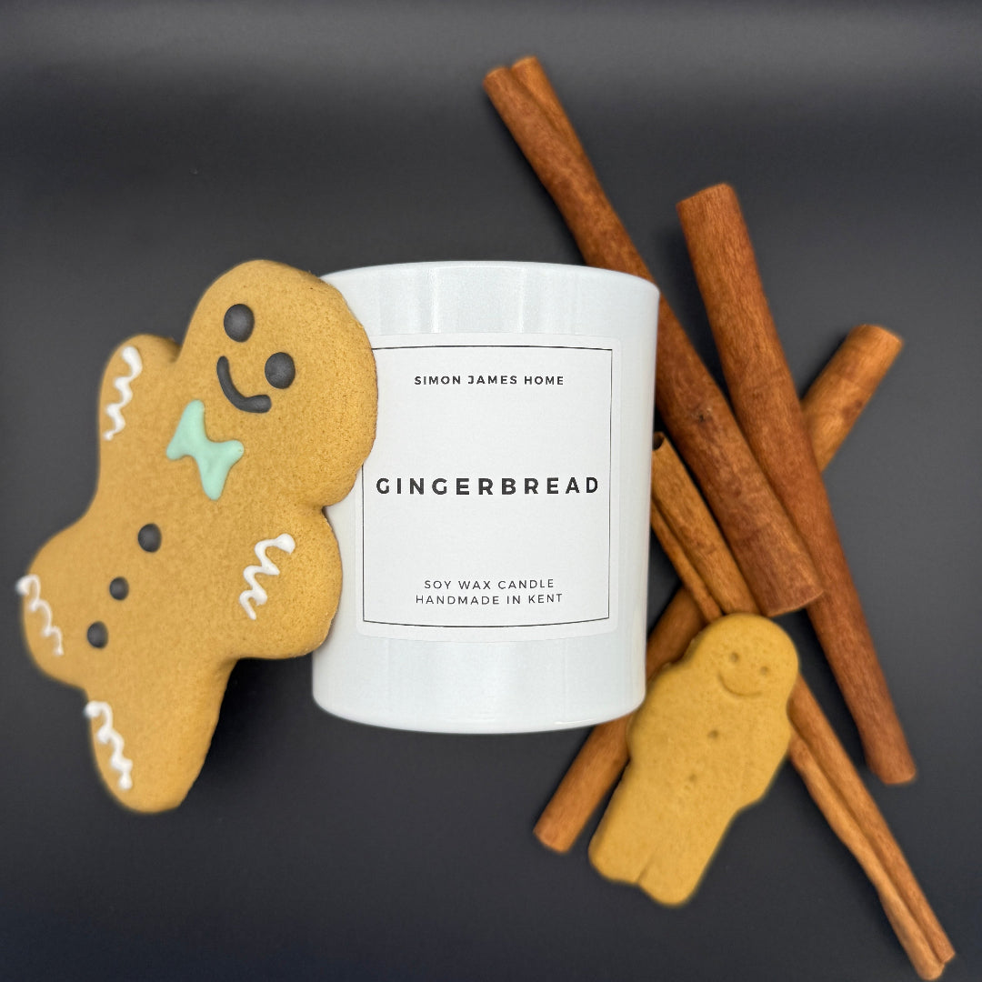 Gingerbread Handmade Soy Wax Candle - Simon James Home