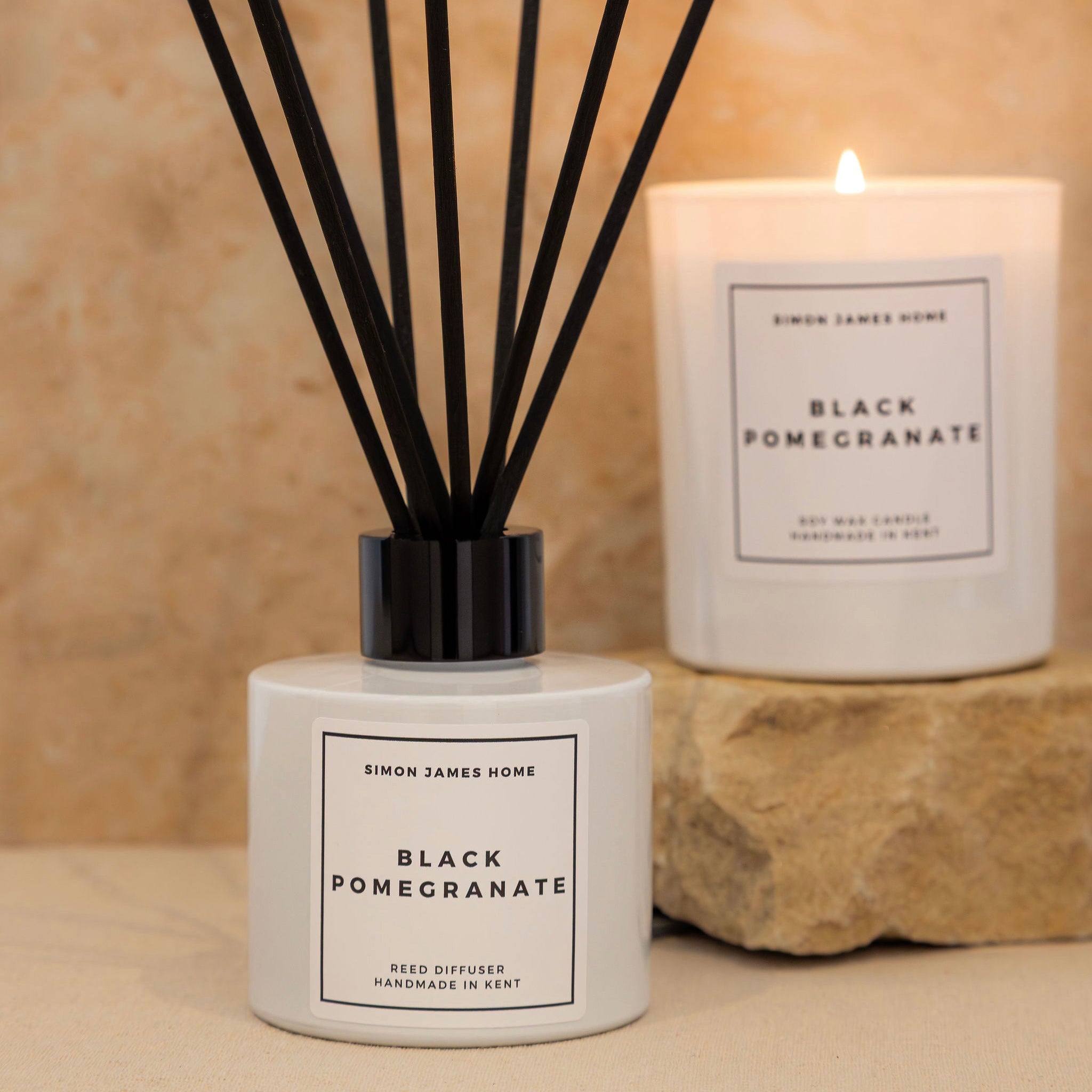 Black Pomegranate Candle & Diffuser Bundle