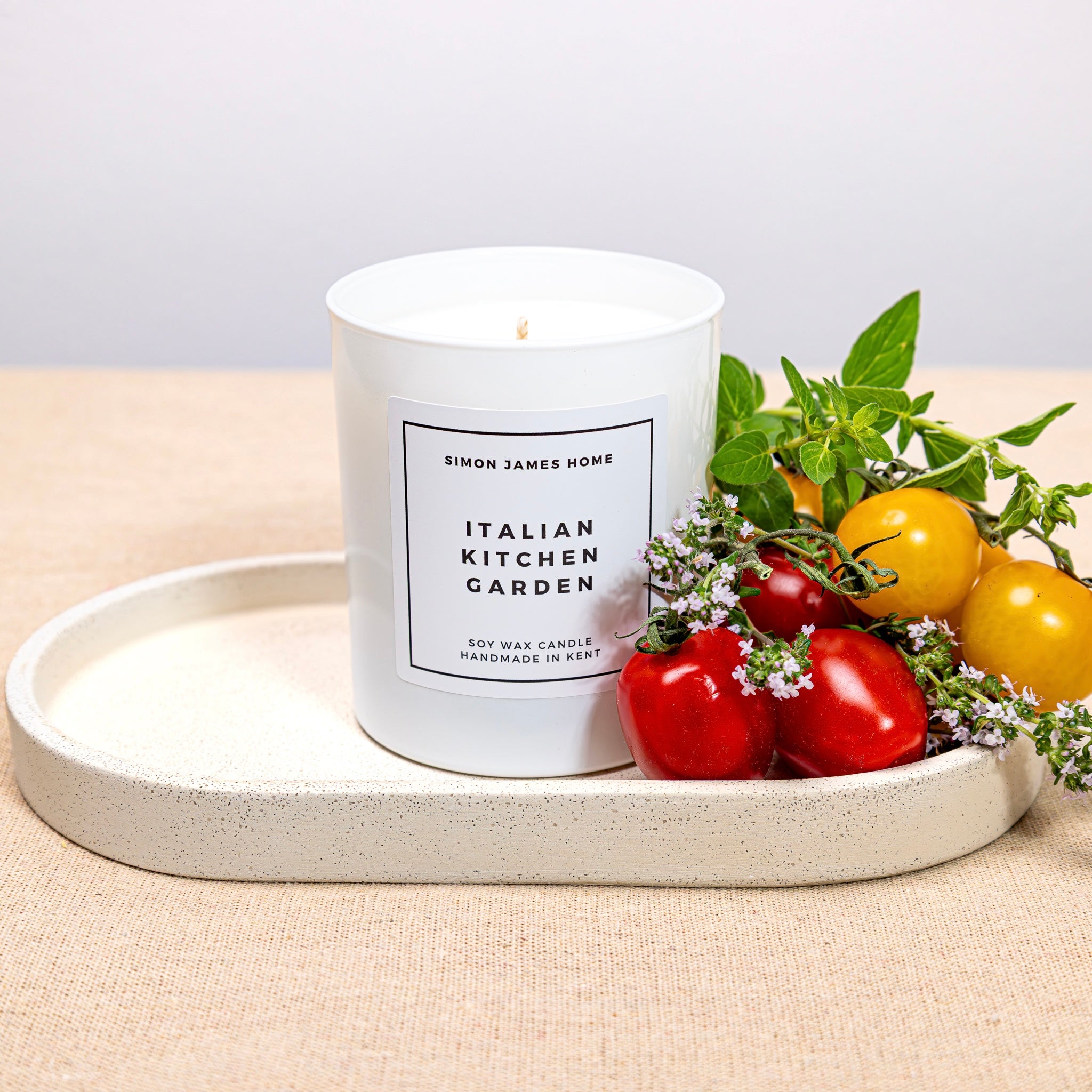 Italian Kitchen Garden Handmade Soy Wax Candle - Simon James Home