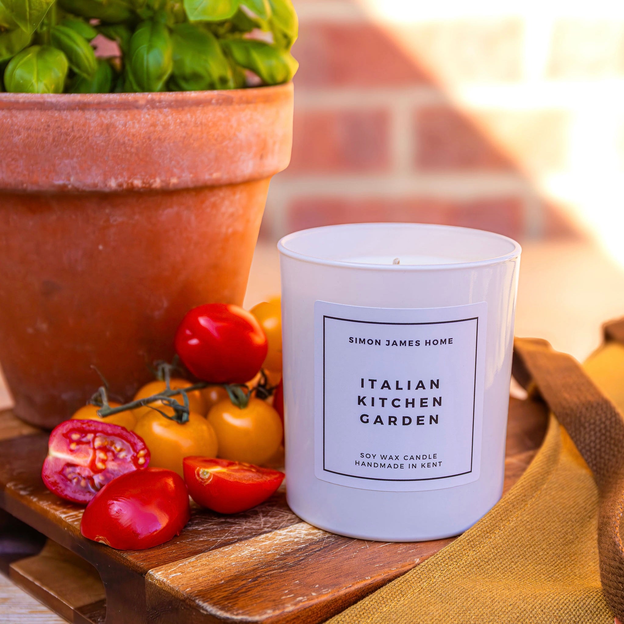 Italian Kitchen Garden Handmade Soy Wax Candle - Simon James Home