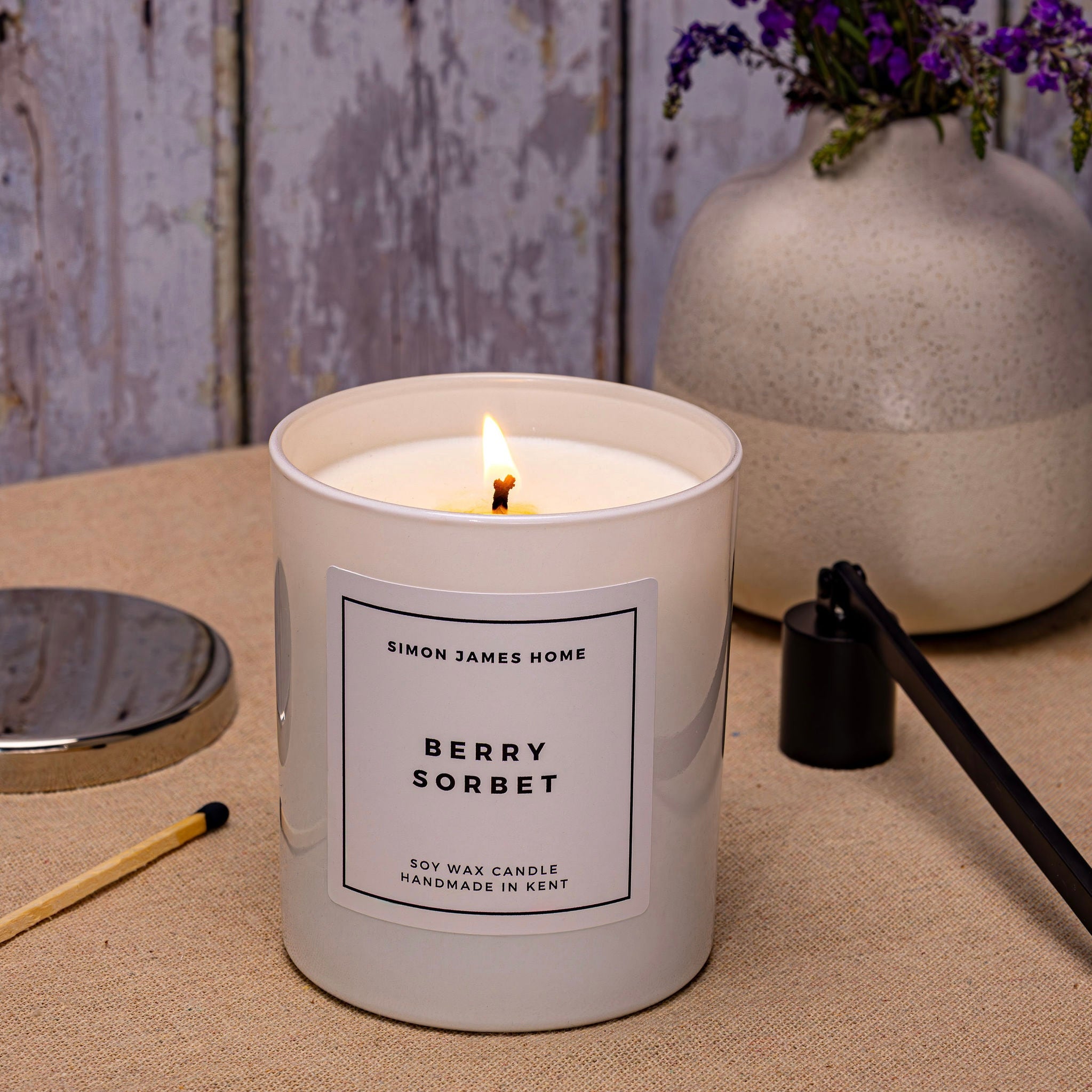 Berry Sorbet Handmade Soy Wax Candle - Simon James Home