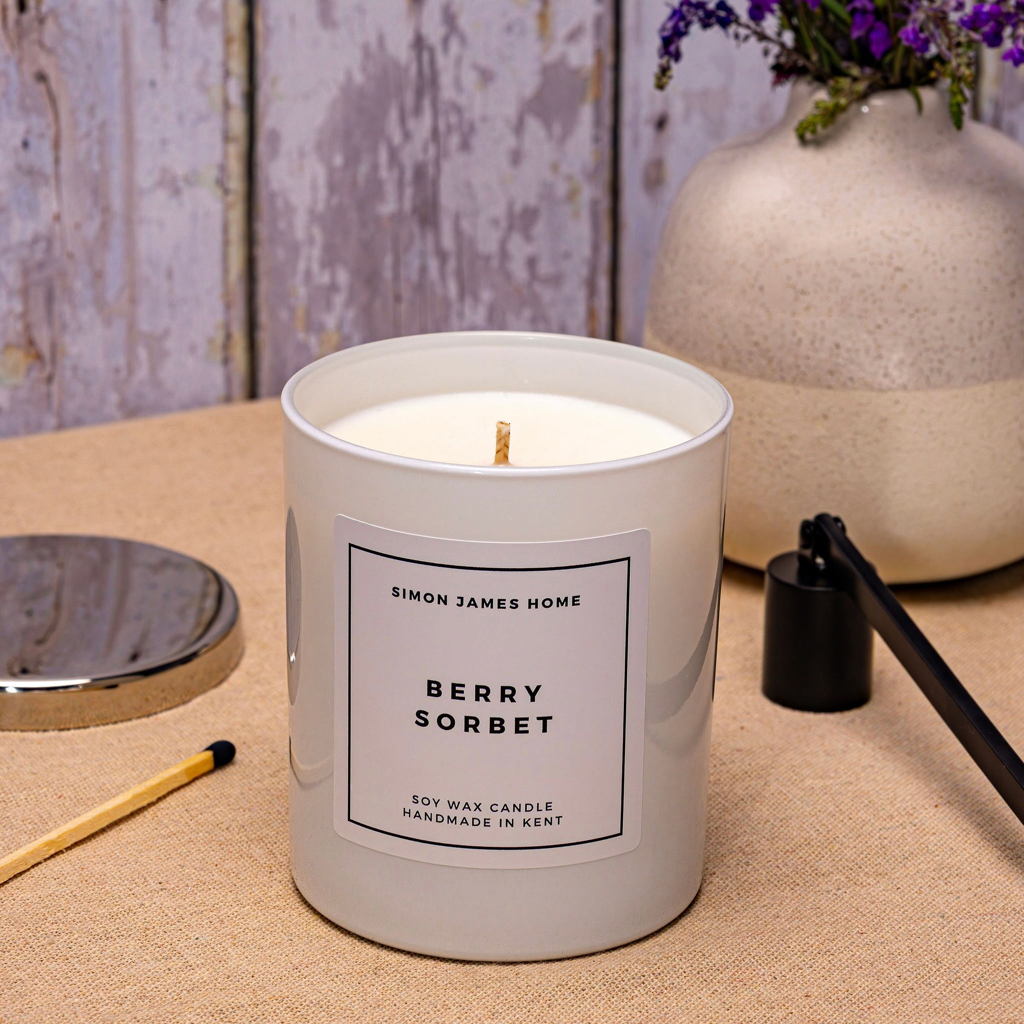 Berry Sorbet Handmade Soy Wax Candle - Simon James Home