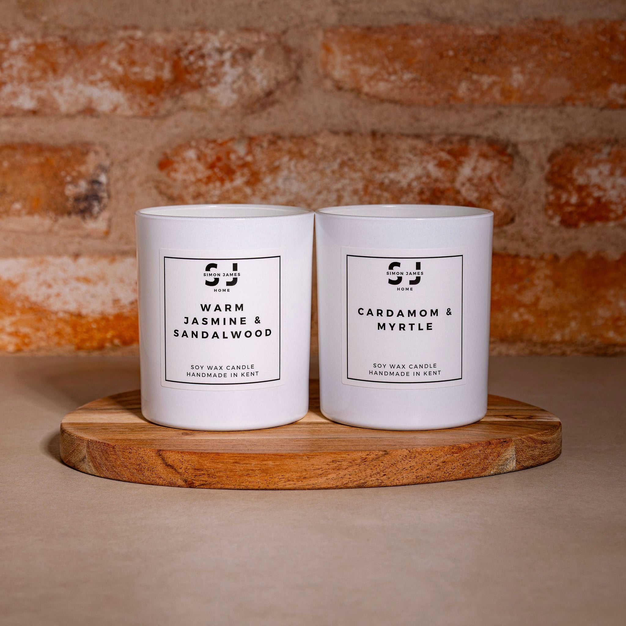 Relaxing Candle Bundle - Cardamom & Myrtle + Warm Jasmine & Sandalwood - Simon James Home