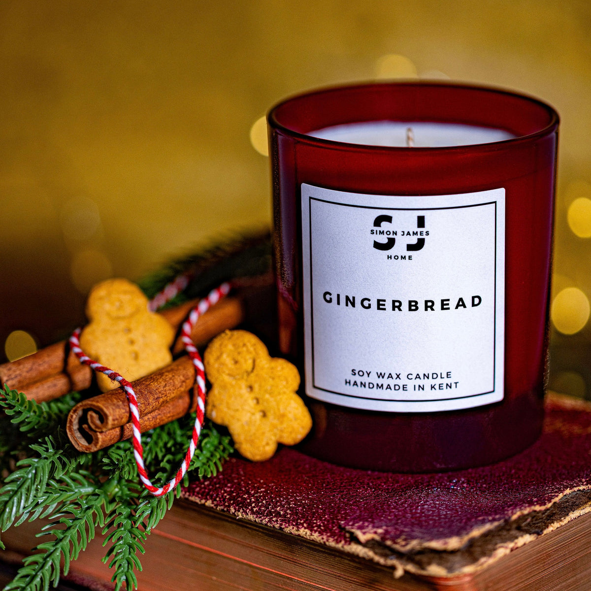 Gingerbread Candle - Luxury Soy Wax - Simon James Home