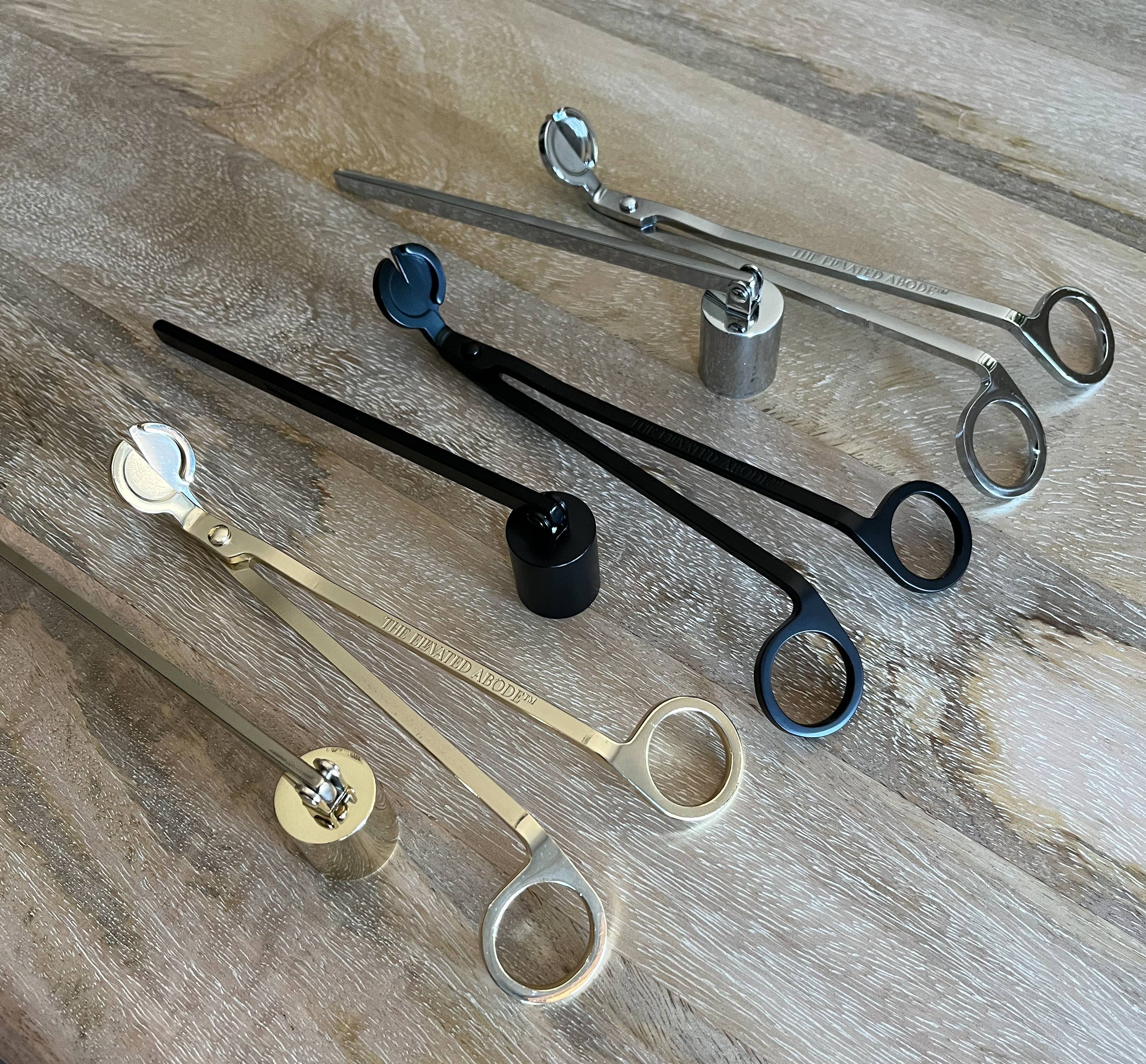 Matte Black Candle Accessory Kit - Simon James Home