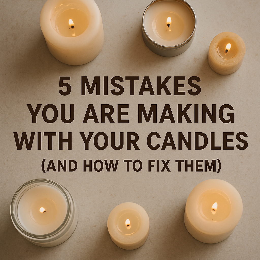 5 Mistake You Are Making With Your Candles and How to Fix Them - Simon James Home
