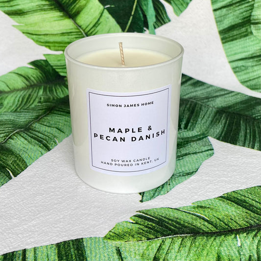 Maple & Pecan Danish Handmade Soy Wax Candle