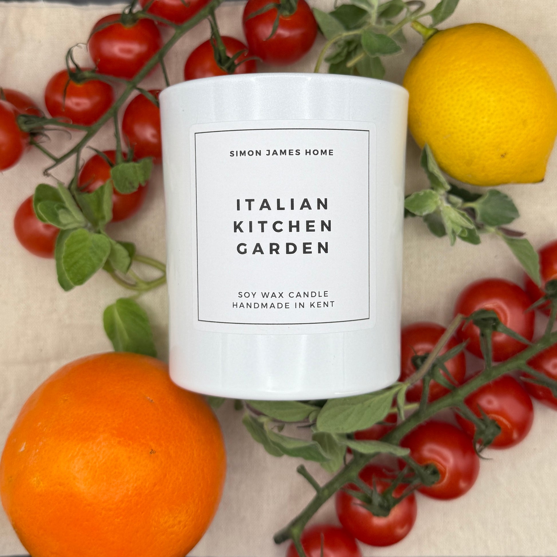 Italian Kitchen Garden Handmade Soy Wax Candle - Simon James Home