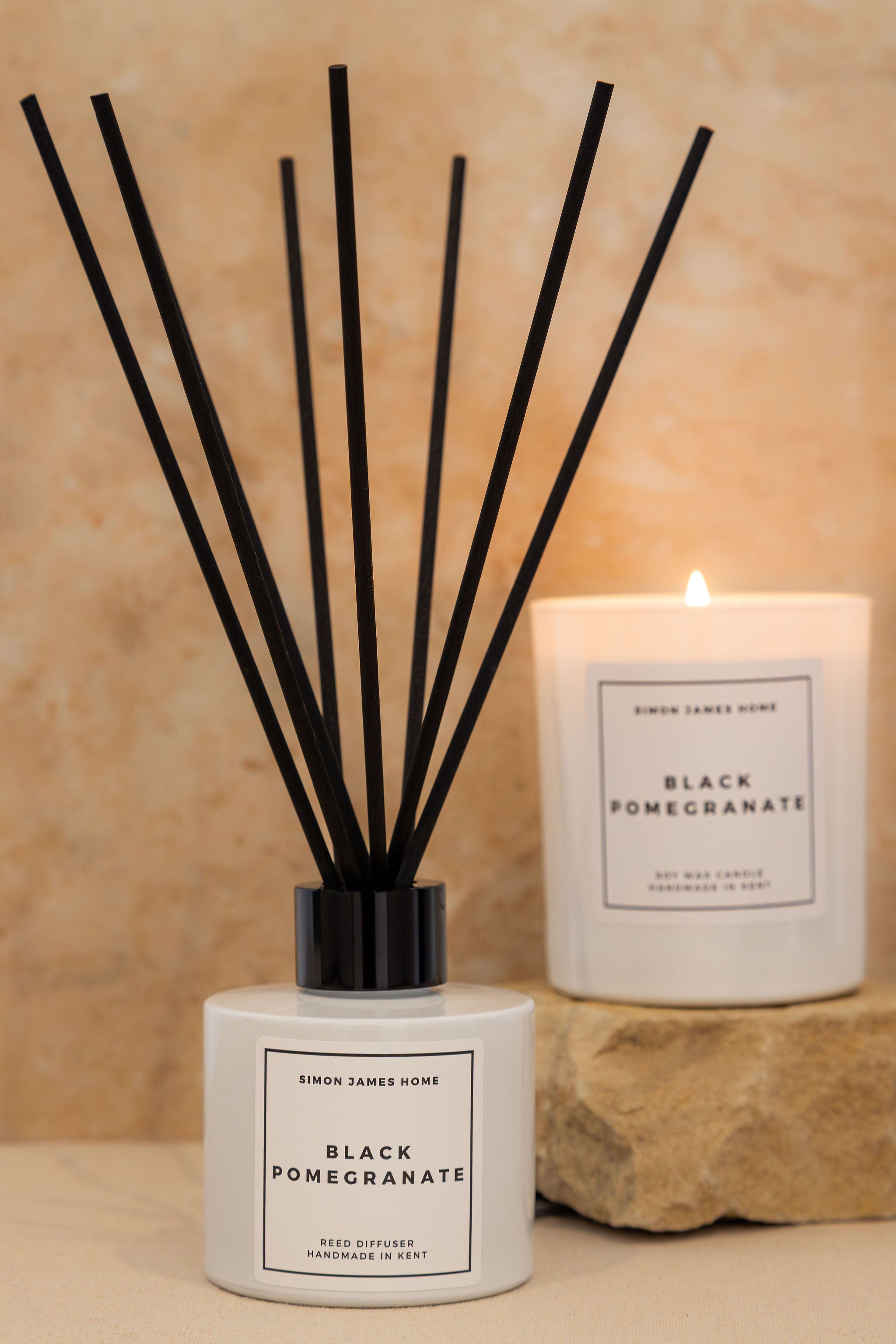 Black Pomegranate Reed Diffuser - Simon James Home