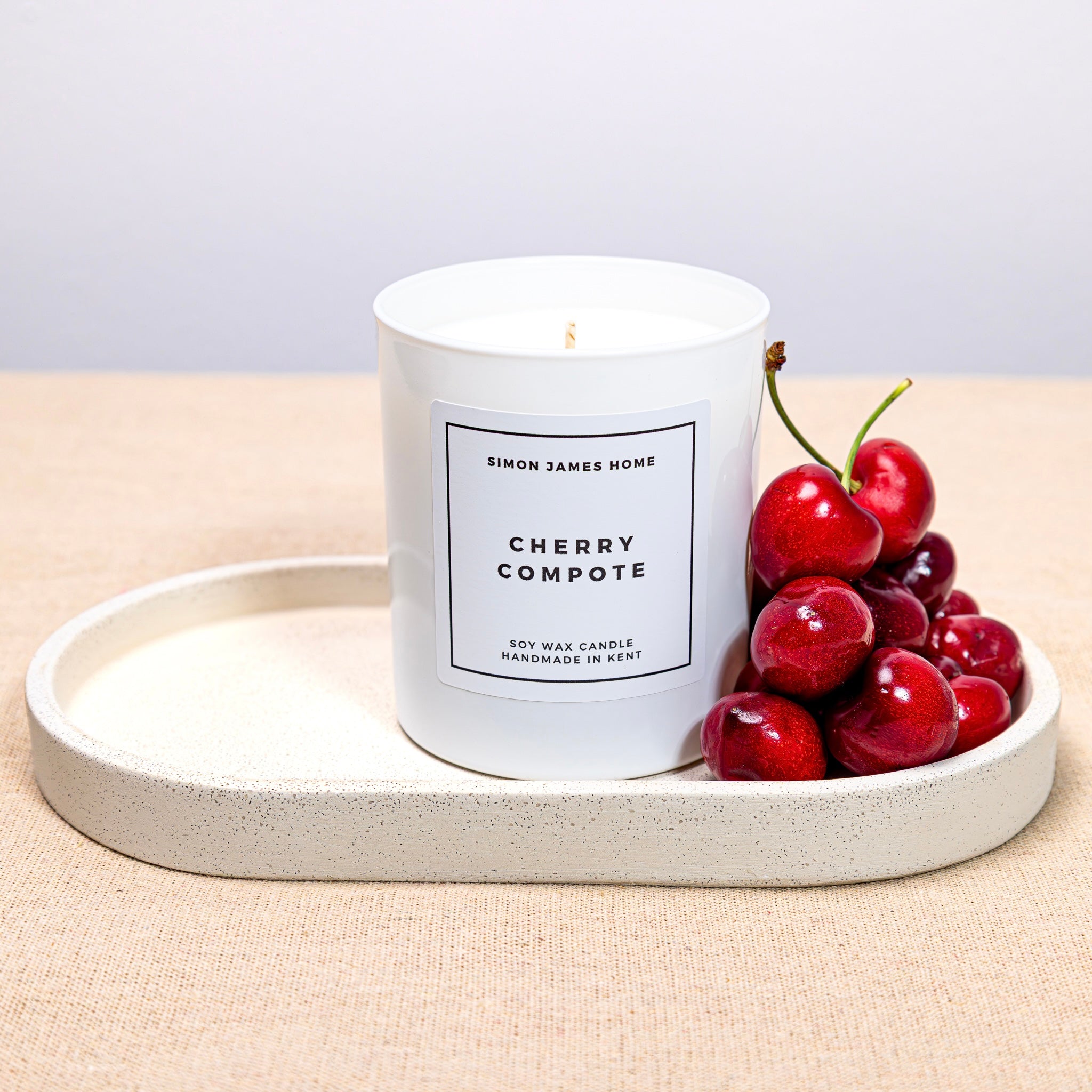 Cherry Compote Handmade Soy Wax Candle - Simon James Home