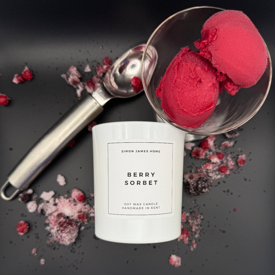 Berry Sorbet Handmade Soy Wax Candle - Simon James Home