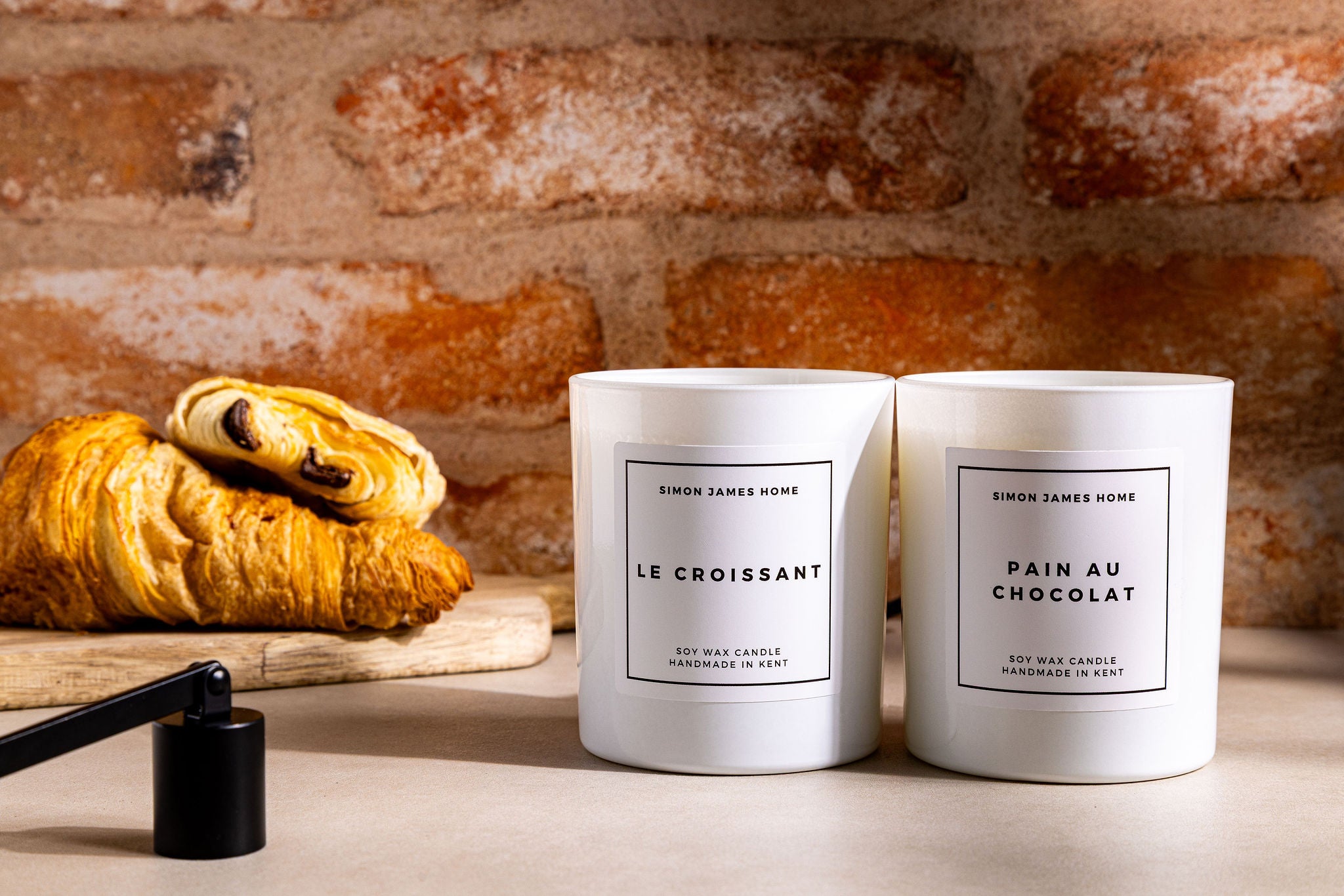 Bakery Candle Bundle - Le Croissant & Pain au Chocolat - Simon James Home
