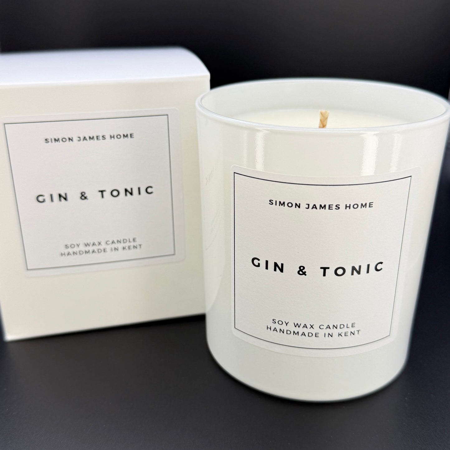 Gin & Tonic Handmade Soy Wax Candle - Simon James Home