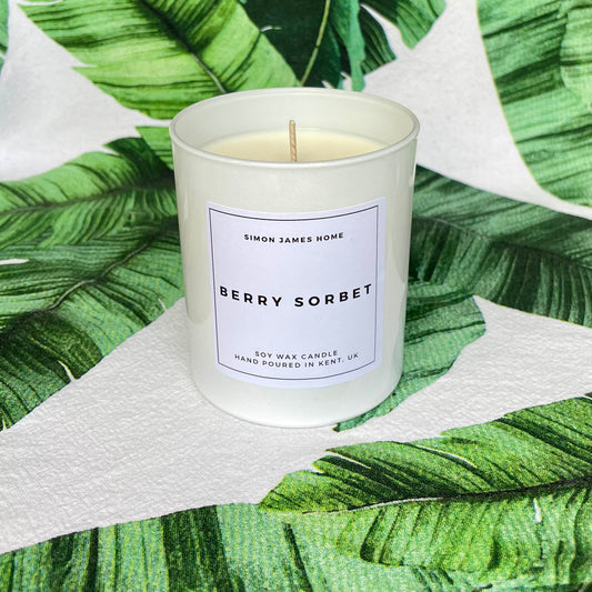 Berry Sorbet Handmade Soy Wax Candle