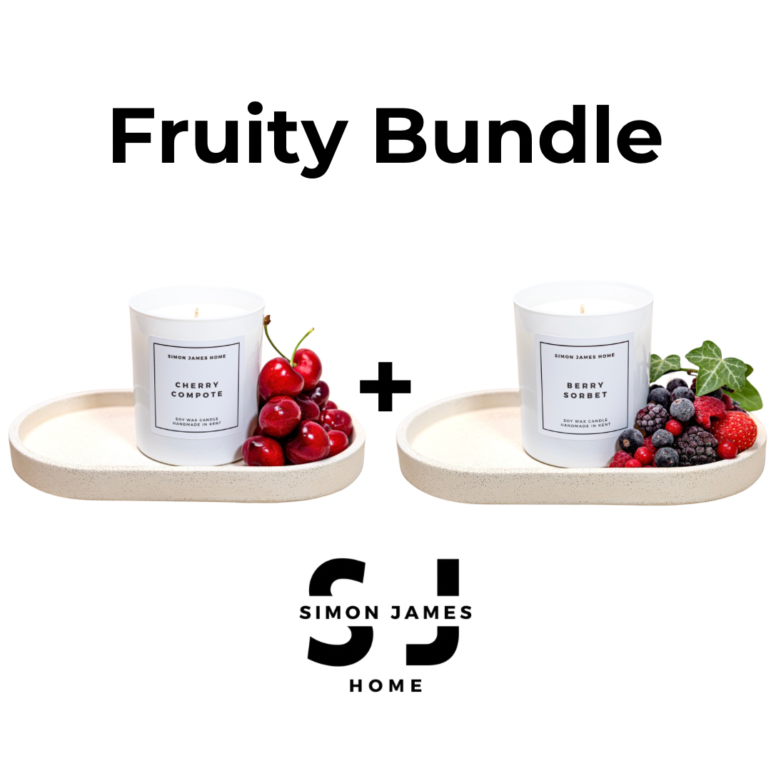 Fruity Candle Bundle - Berry Sorbet & Cherry Compote - Simon James Home