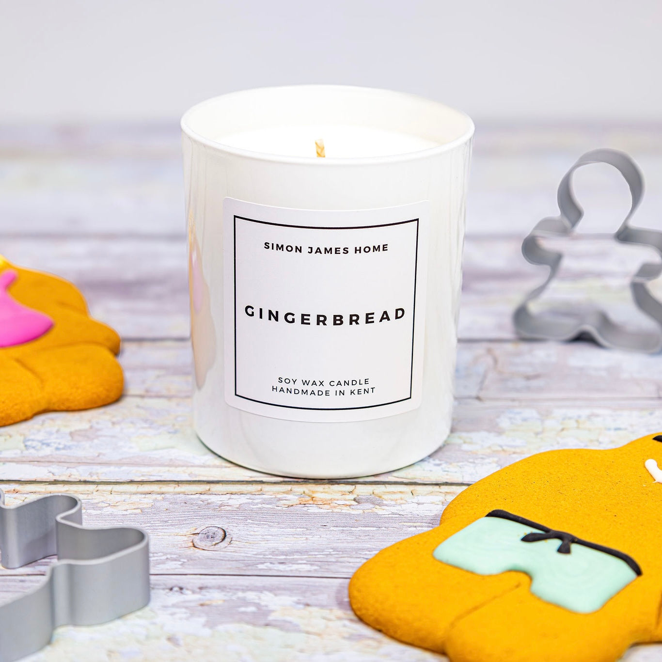 Gingerbread Handmade Soy Wax Candle - Simon James Home