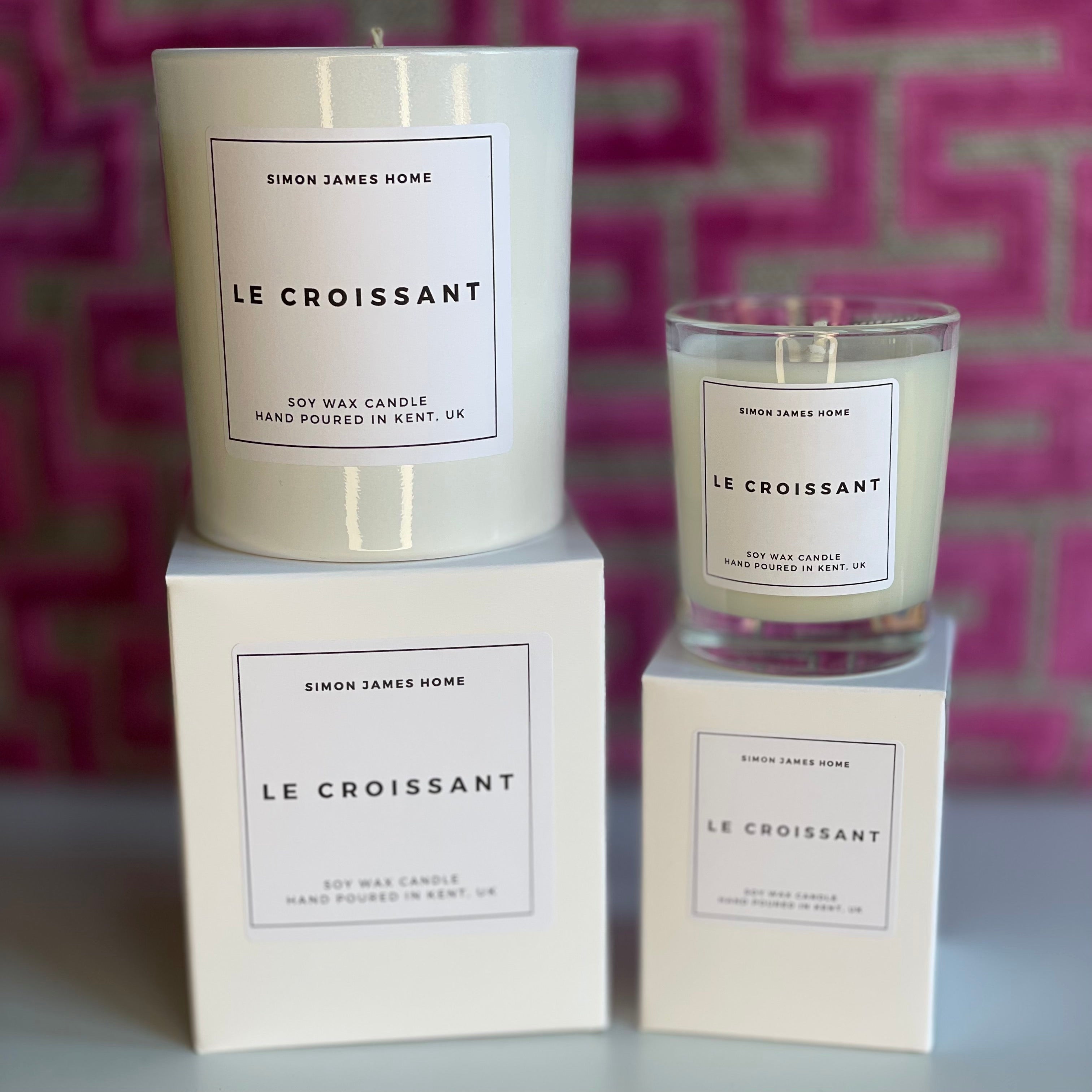 Croissant candle - Le Croissant Handmade Soy Wax Candle by Simon James Home