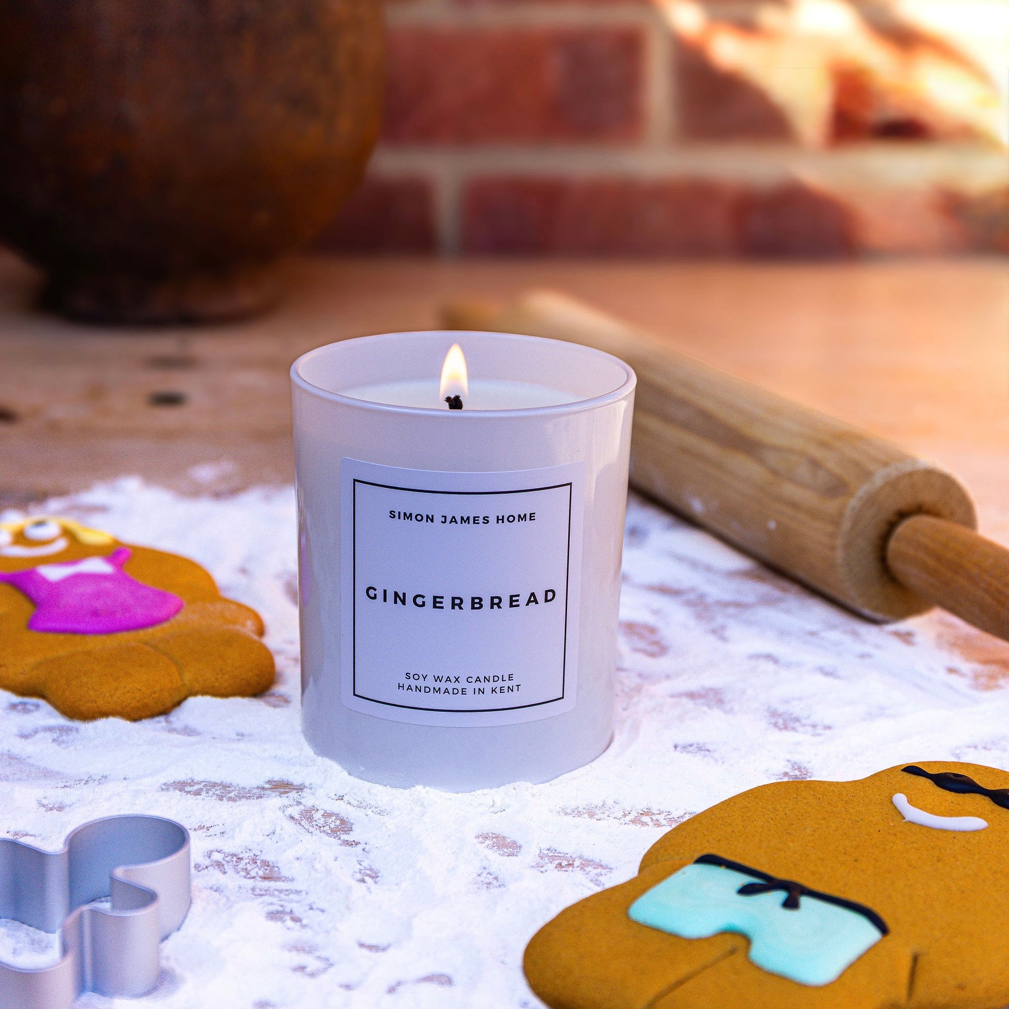 Gingerbread Handmade Soy Wax Candle - Simon James Home