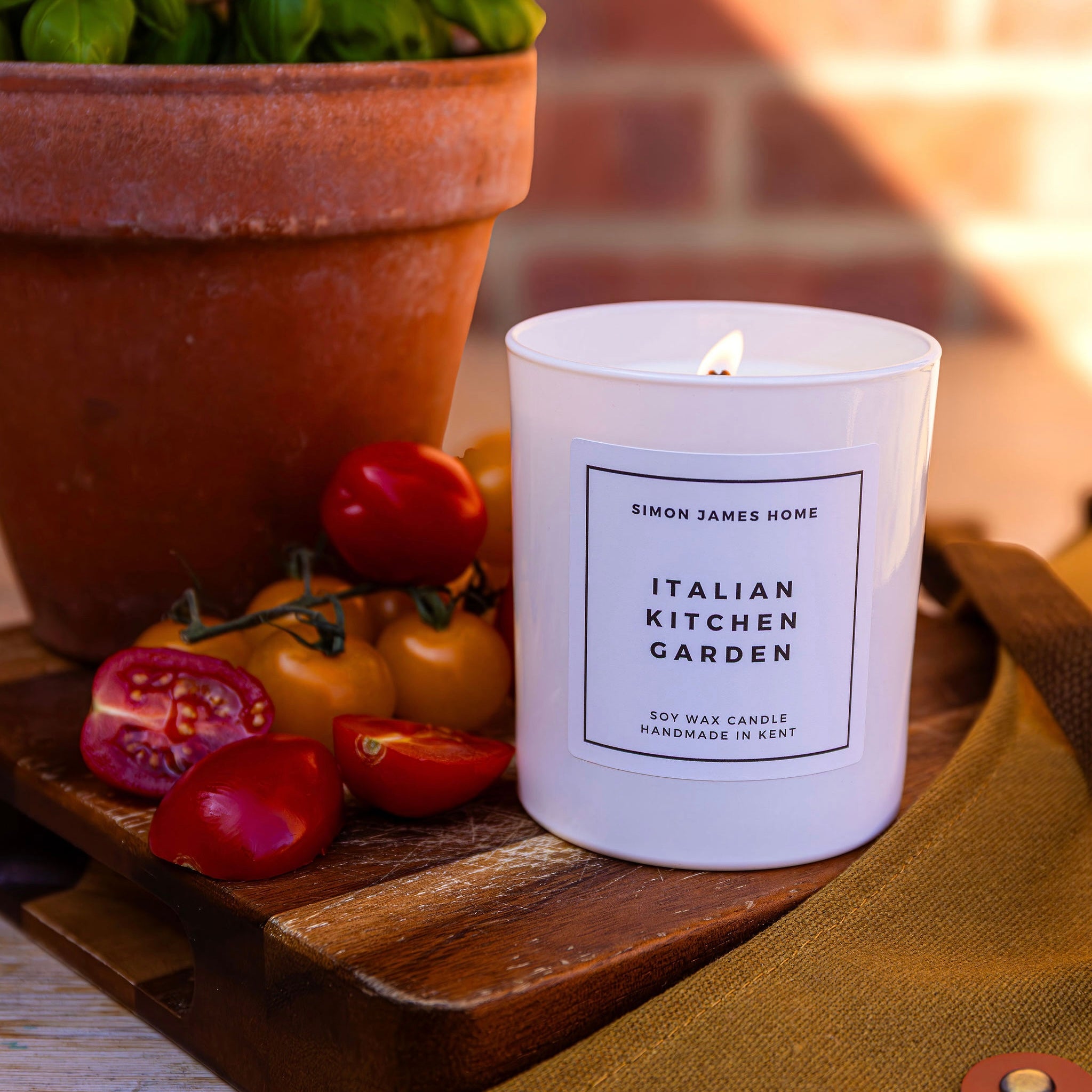 Italian Kitchen Garden Handmade Soy Wax Candle - Simon James Home
