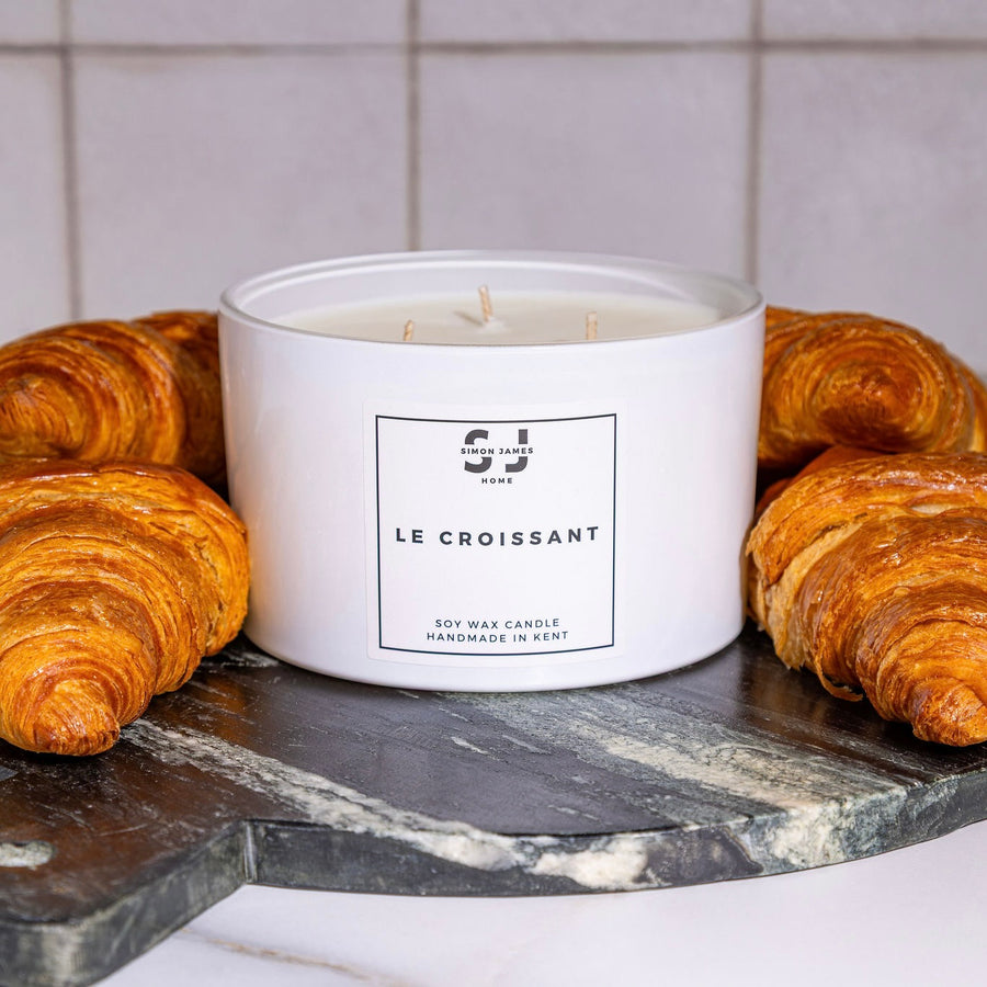 Le Croissant Candle - Handmade Soy Wax - The Ultimate Croissant Candle - Simon James Home