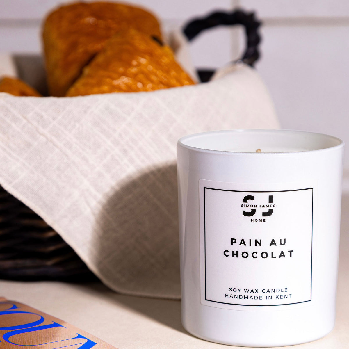 Pain au Chocolat Candle - Luxury Soy Wax - Simon James Home