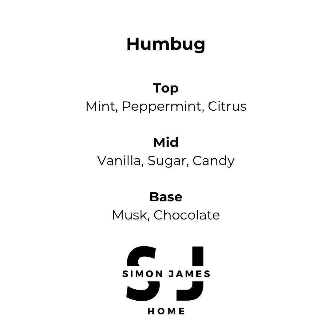 Humbug Candle - Luxury Soy Wax - Simon James Home